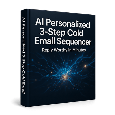 AI Personalized 3-Step Cold Email Sequencer