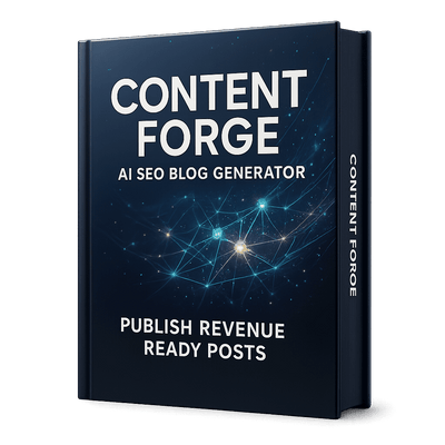 Content Forge – AI SEO Blog Generator