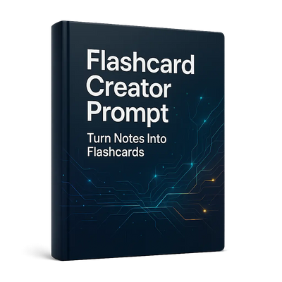 Flashcard Creator Prompt