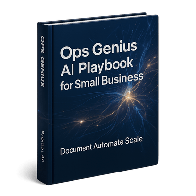Ops Genius – AI Playbook for Small Business